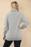 CAWL NECK CABLE KNIT JUMPER