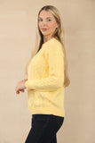 ROUND NECK CABLE KNIT JUMPER