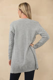 CABLE DESIGN EDGE TO EDGE LONG CARDIGAN