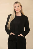 CABLE DESIGN EDGE TO EDGE LONG CARDIGAN